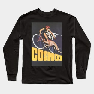 CosmosBicycles - Vintage Bicycle Poster from 1935 Long Sleeve T-Shirt